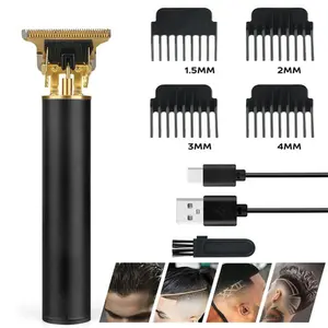 T9 Professional Hair Clipper (Frosted Black) | Sharp and Durable Alloy Blades | Fully Washable, USB Rechargeable and Portable | All-in-One Haircutting and Styling Tool for Home Use