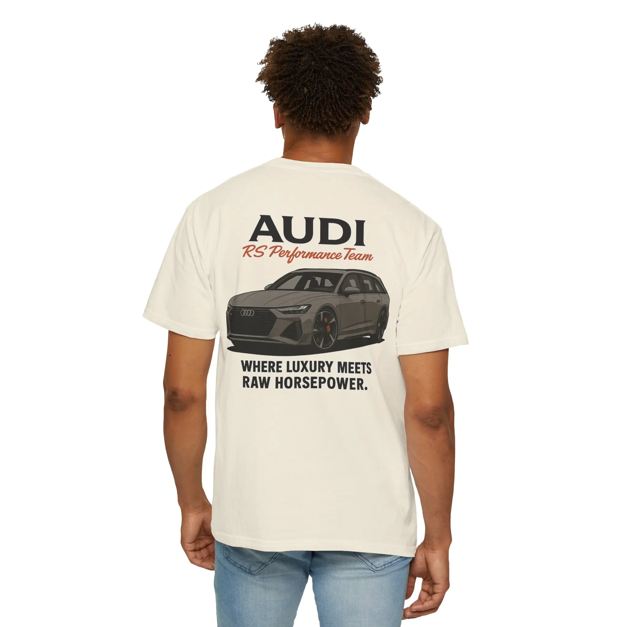 Audi Performance Team Unisex T-Shirt, Car Enthusiast Tee, Graphic Tee, Gift for Him, Sports Fan Apparel