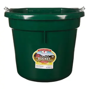 Little Giant 20 qt. Round Plastic Bucket - Green