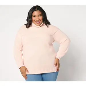 Susan Graver Turtleneck Sweater with Lurex