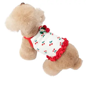 Pet Clothes Anti-Shedding Summer Spring Thin Dog Vest Cat Clothing American Shorthair Golden Retriever Puppy Clothes