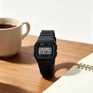 Original WCH91W Classic Digital Sport Watch, Durable Flexible Resin Band, Chrono Alarm Backlight Waterproof Casual Outdoor Watch for Men Women