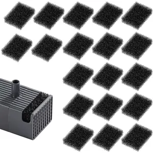 20 count  Water Fountain Sponge Filters, Block Shape Pet Fountain Replacement Filters  Drink Watering Filter  Filter Replacement Pre-Filter Sponges for Clean Water