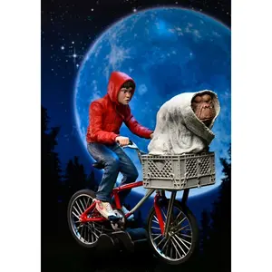 E.T. 40th Anniv. Elliott & E.T. on Bicycle Action Figure
