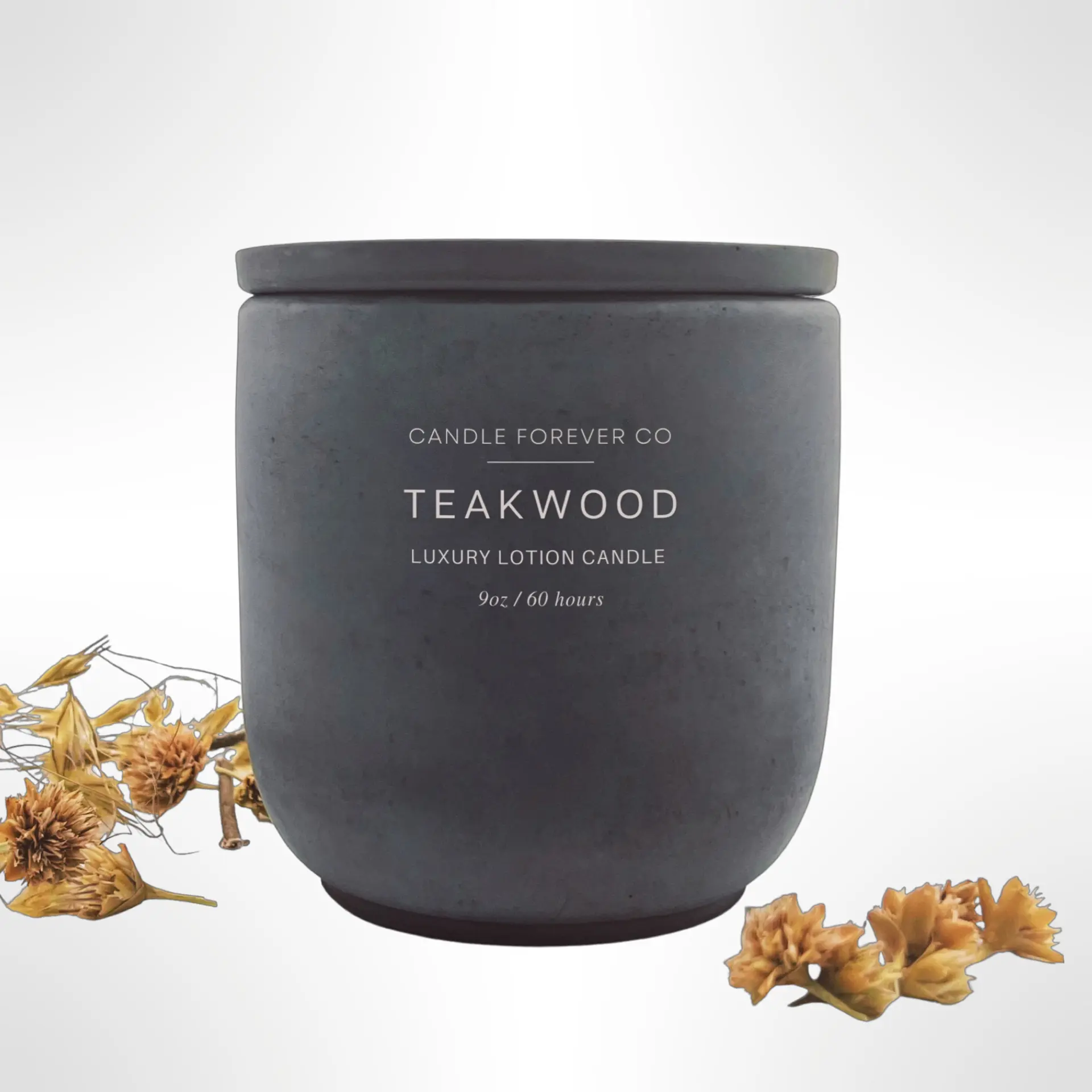 Teakwood Lotion Candle | Massage Oil Candle