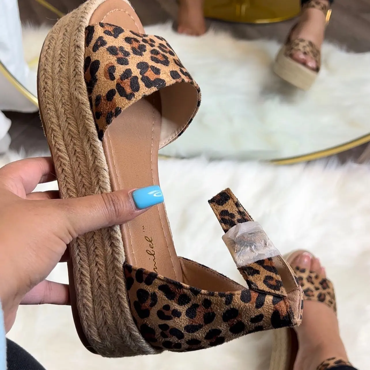 Leopard sandal Leopard sandal