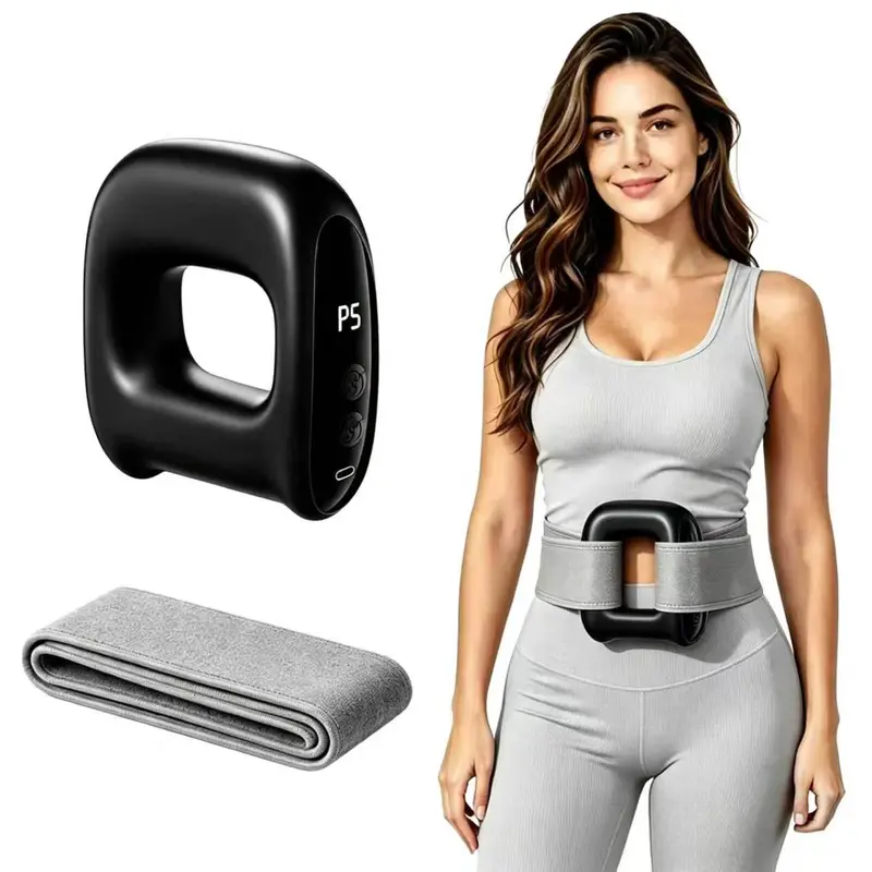 Portable Deep Tissue Vibration Back Massager Adjustable Belt - 55-in, Cordless Rechargeable, 5-Speed Modes, Waist/Back Fit, Back Pain Relief, Parent Gift,Smart Wellness Gift for Women,back to school,back to school haul