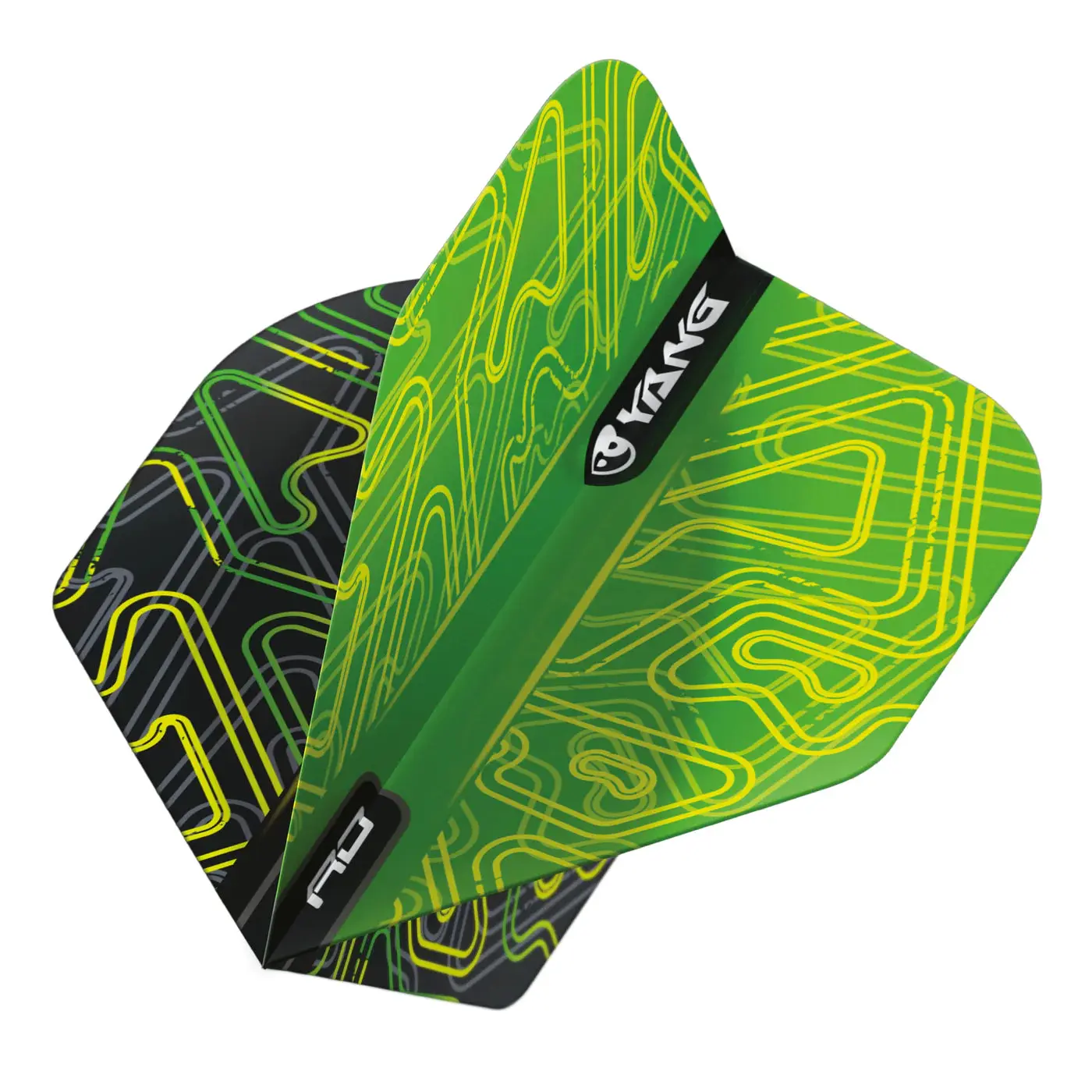 Nodor Hardcore Yin Yang Dart Flights, 100 Micron with Interconnected Design, Dynamic Performing Flight Technology, 3-Pack Darts Accessories, Interconnected Designs, Three Of Our Best Selling Hardcore 100 Micron Flights