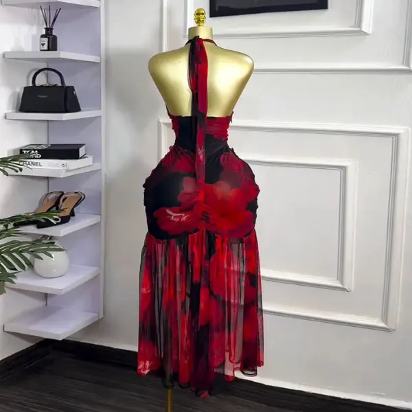 black silk prom dresses Straps Black Satin Prom Dress with Pocket and High Slit main image 0