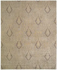 Nourison Home Silk Infusion SIF03 Grey Transitional Loomed Rug