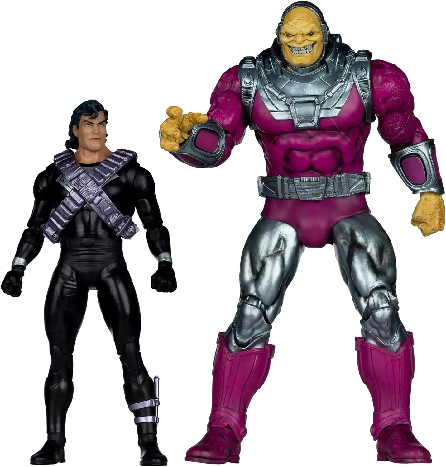 McFarlane Toys DC Multiverse 7" with MegaFig 2pk - Mongul vs Kryptonian Suit Superman