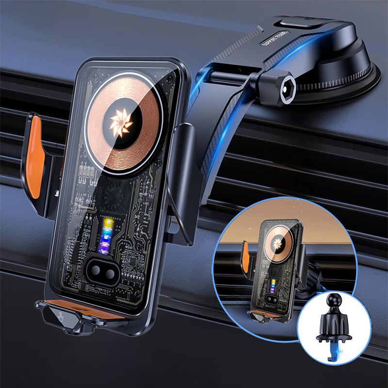 Car wireless charging bracket 15W wireless charging 66W magnetic ...