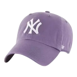 47 Brand Clean Up New York Yankees Strapback in Iris | Adjustable Cap