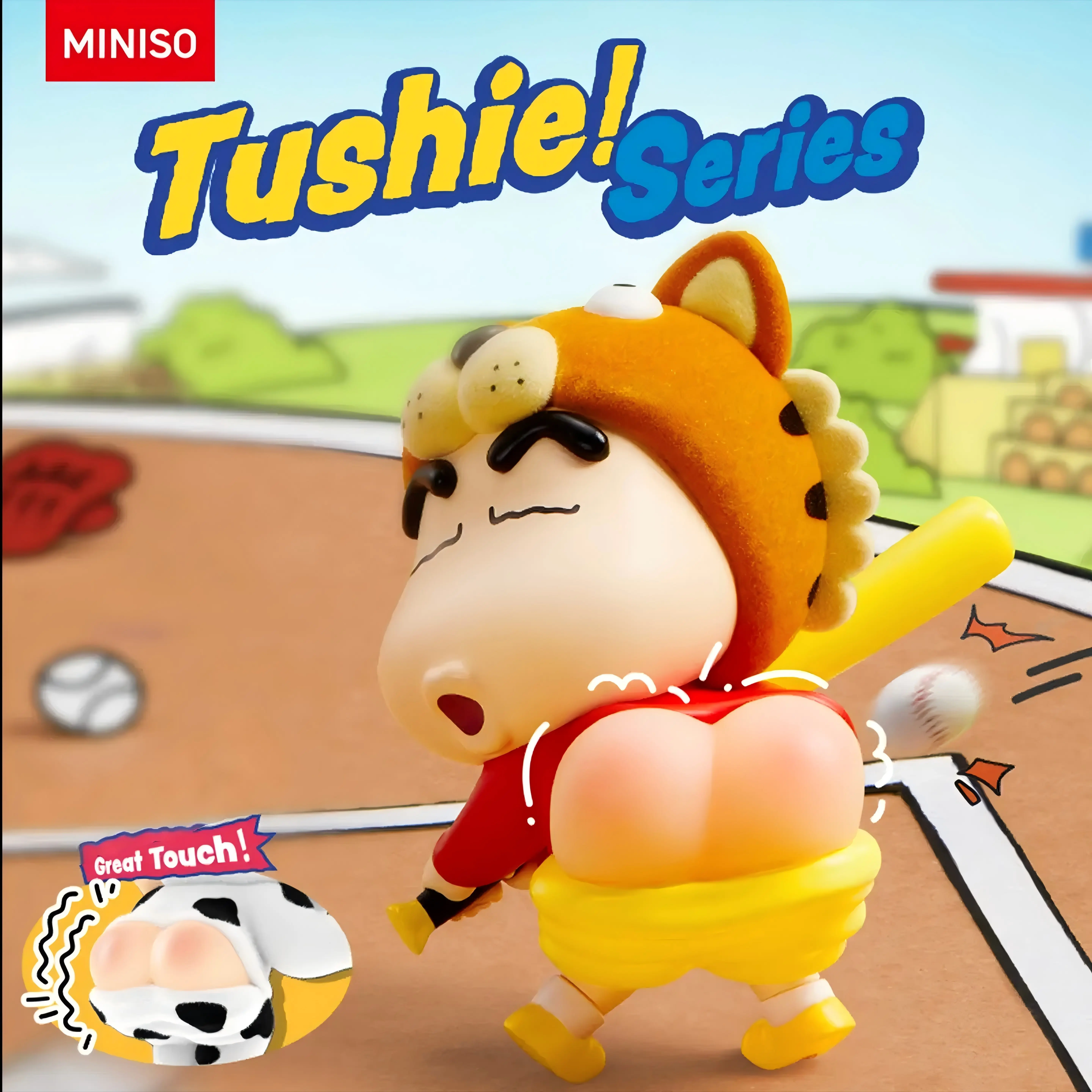 Crayon Shin-chan Cute Animal Butt Series Blind Box – Funny Mystery Collectible Figure, Random Surprise，Back To School