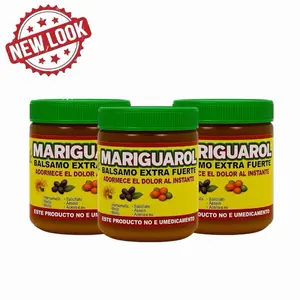 (Pack of 3) Mariguarol Extra Strength Balm 125g Fast Acting Muscle Joint Relief Uso Externo for Pain Relief Uso Externo para Dolor with Arnica