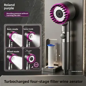 Best-selling powerful pressurized shower head with filter for bathroom bathing, handheld shower head