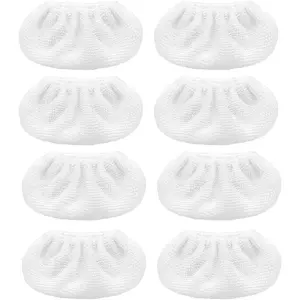 8 Pack  Steam Cleaner Mop Pads,  Washable Microfiber Cleaning Cloths for Handheld Steam Cleaner, Steam Shot Attachments Accessories Compatible with  SteamShot PurSteam Wagner