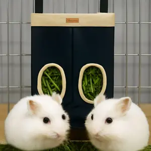Rabbit Hay Feeder, 1pc Hanging Hay Bag, Small Animal Feeding Supplies, Pet Supplies for Rabbit, Chinchilla, Hamster