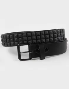 3 Row Pyramids Mens Belt