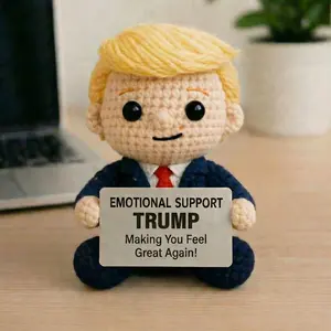Emotional Support Trump Crochet Doll