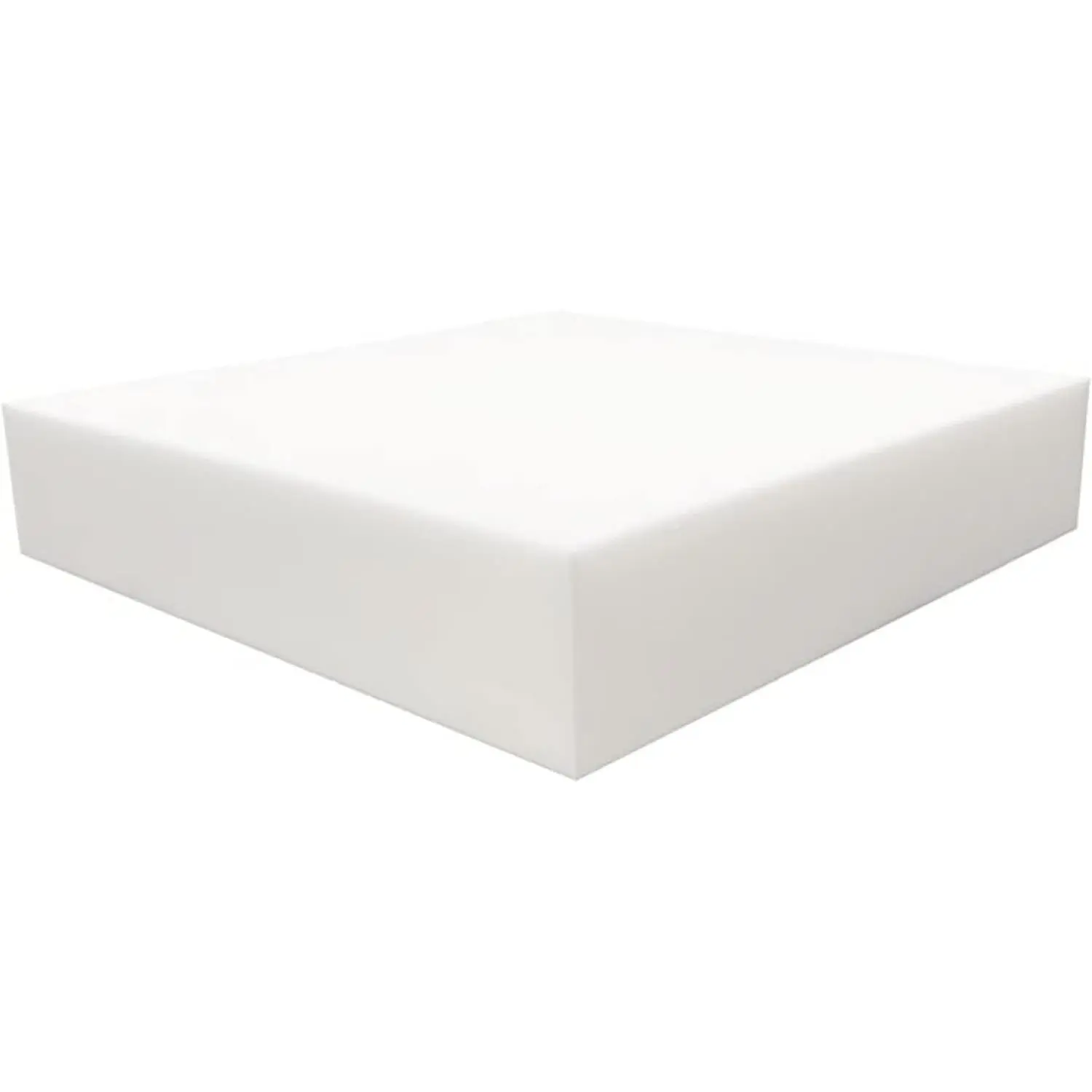 High Density 4 inch Thick, 24 inch Wide, 24 inch Long Upholstery Foam, Cushion Replacement