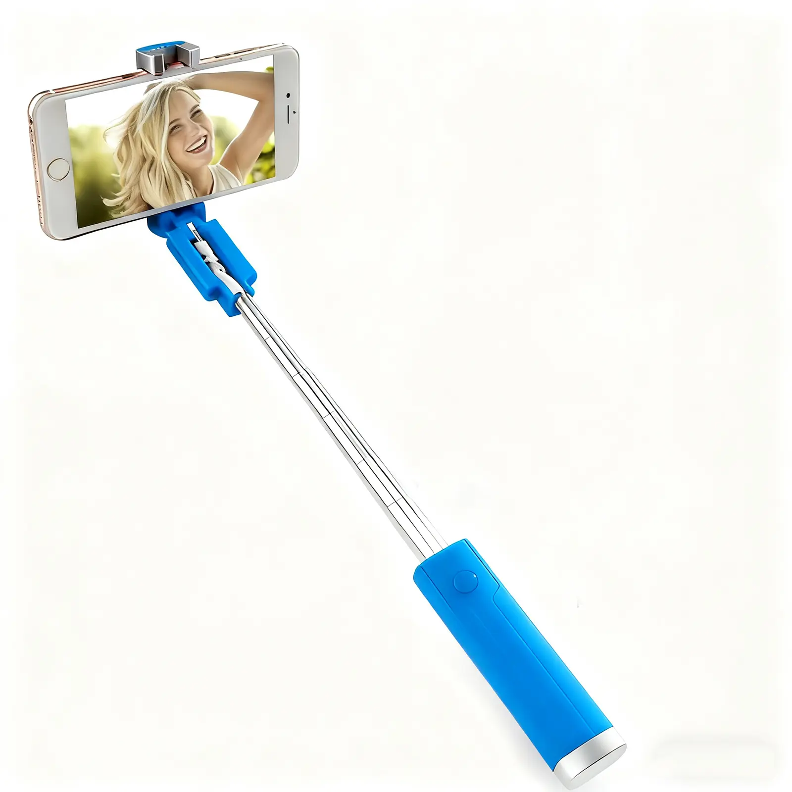 Blue Selfie Stick for Lipstick Selfies, Model 4302 Phone Smartphone