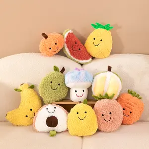 Eight-inch Soft Fruit-Shaped Doll Grab Machine Doll Wedding Scattering Toy Plush for Children Family Display Item Doll Decoration Parent-Child Gift Stress-Relieving