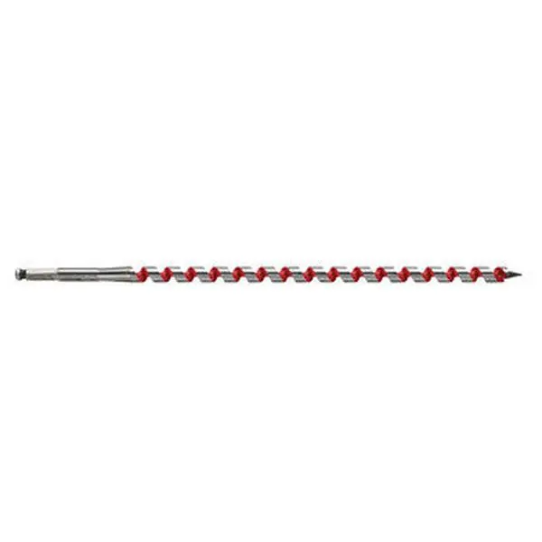 Milwaukee 48-13-5560 15 in Flute Ship Auger Bit, 15x15 Alloy Steel Construction, 18 in Length, 7/16 in Shank, Easy to Use Power Tool Accessory