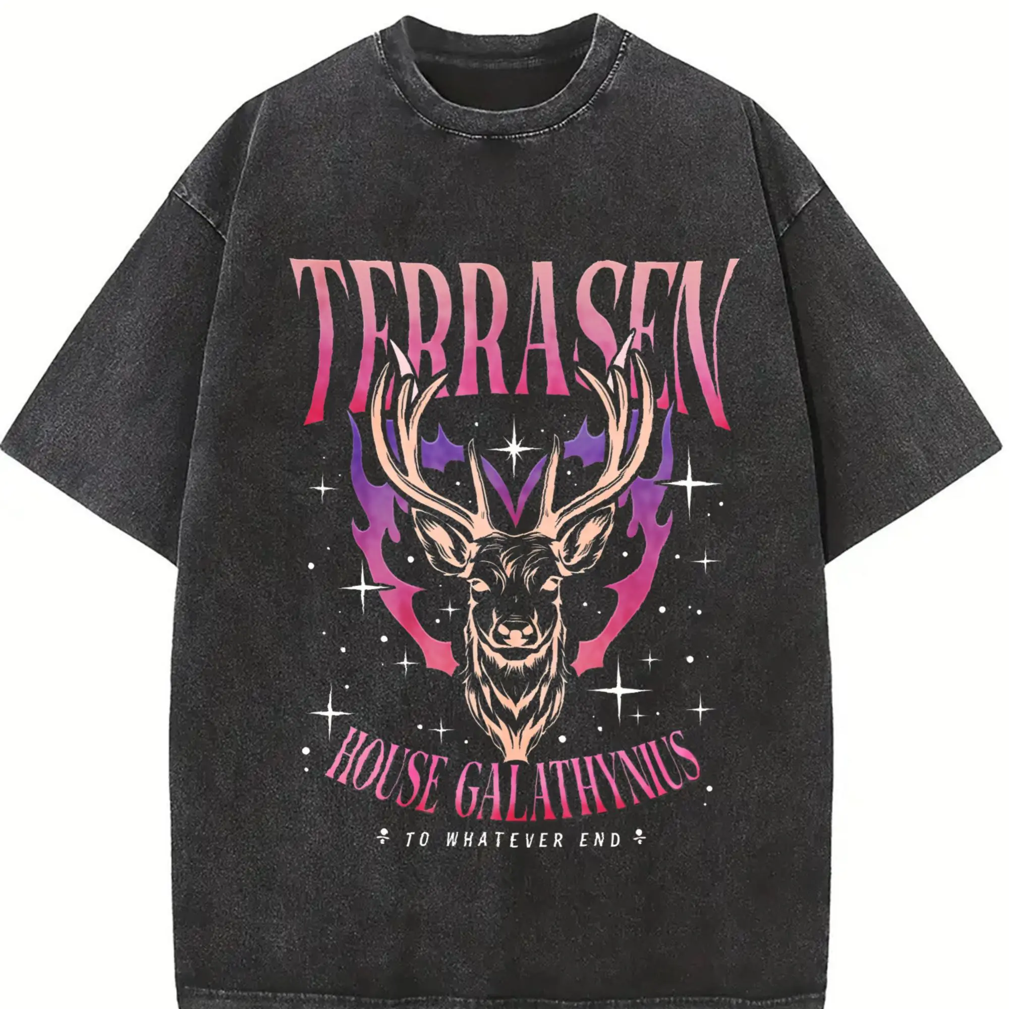 Terrasen Acotar Shirt, Throne Of Glass Shirt, Terrasen To Whatever End Fireheart Shirt, House Galathynius Tshirt, Fireheart Shirt, Bookish Gift