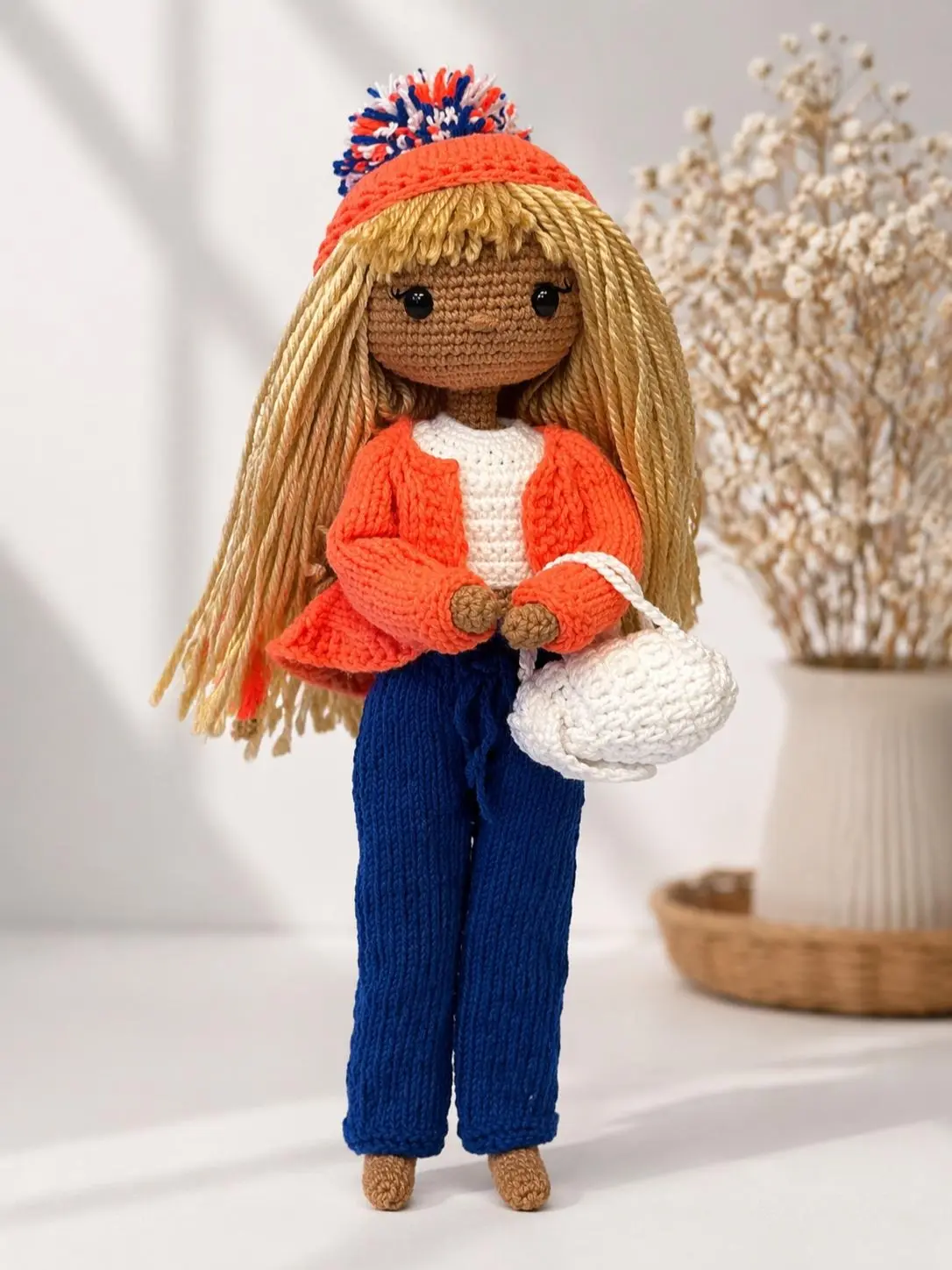 Handmade Crochet Amigurumi Figure-Handmade Yarn Character Gift
