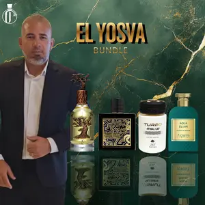 El Yosva Bundle | Eternal Oud + Qaed Al Fursan + Turbo Final Lap + Aqua Elixir | Eau De Parfum | Men's Fragrance | 3.4 oz - 100 ml | Citrus, Aquatic and Saffron Notes