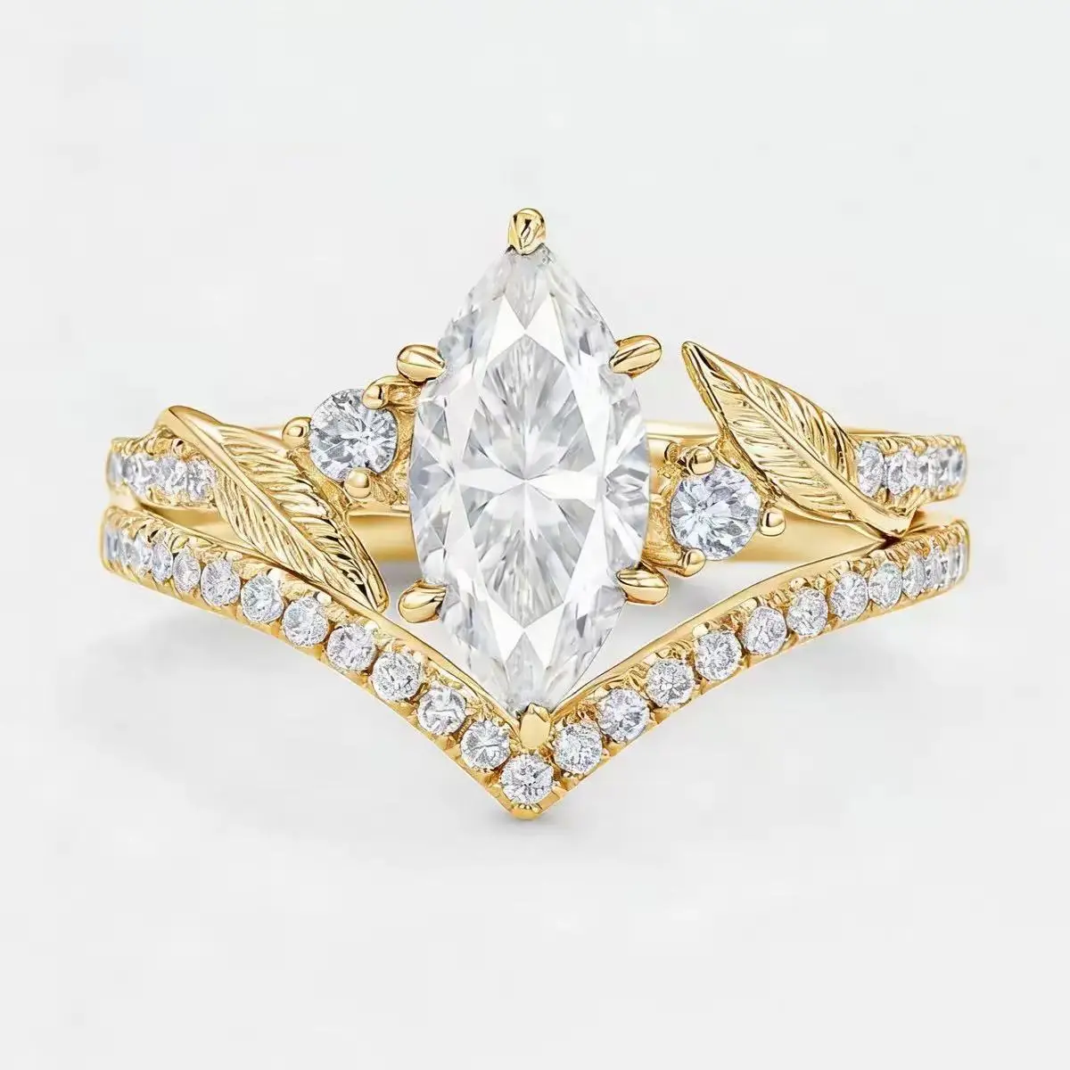 Blossom Series S925 inlaid engagement ring — IGI certified 1.5 ct lab-grown pear-shaped diamond, E color, VS1 clarity, affordable luxury prong setting, ideal for proposals and everyday wear, 11075