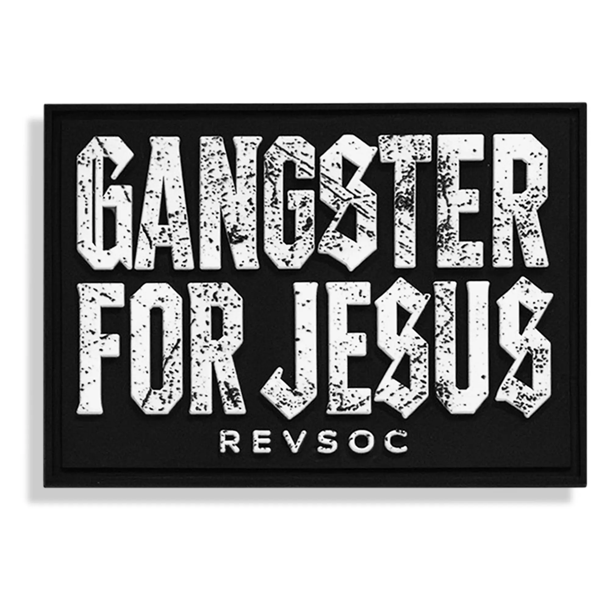 Gangster For Jesus PVC Patch Gangster For Jesus PVC Patch