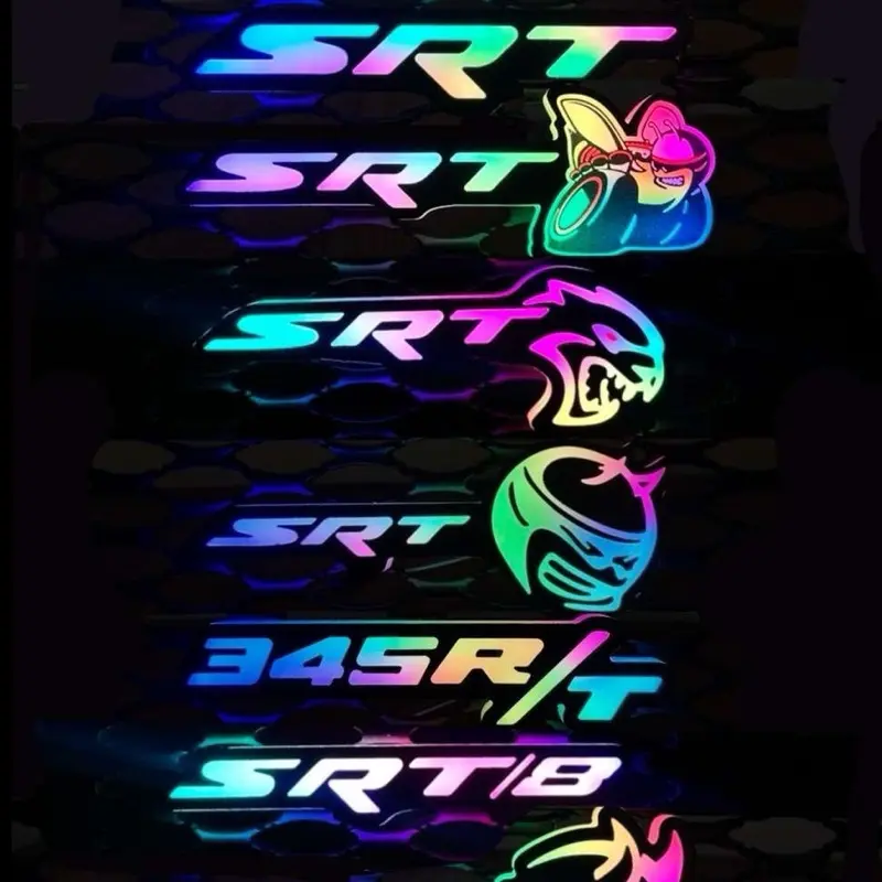 LED Badges Decals Vehicle Exterior Decoration Car Accessories