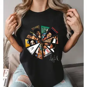 100 Percent Cotton Fashion Statement T-Shirt Michael Jackson Evolution Design Summer Wear Gift For Music Lovers #   Michael Jackson #   Jaafar Jackson #   biopic #   music legend