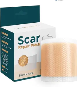 Silicone Scar Sheets, Silicone Scar Tape Reusable Scar Tape for Surgical, C - Section,Tummy Tuck,Keloid Scars, Ideal for Keloid Bump Removal