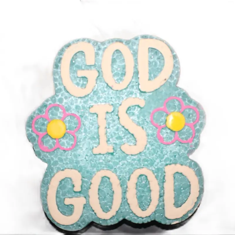 God Is Good Car Freshie with 2 Cute Flowers Vibrant Colors for Vehicles and Homes Enhances Aroma