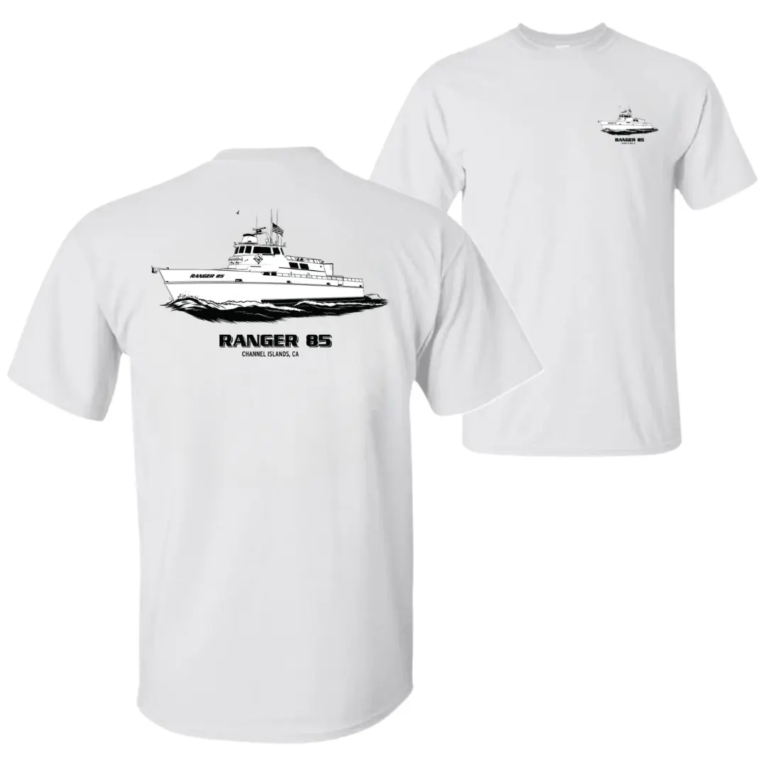 Ranger 85 Boat T-Shirt, Luxury Sportfishing Yacht Graphic Tee, Soft Cotton Blend Marine Apparel, Offshore Boating Shirt for Men & Women, Yacht Lover Gift