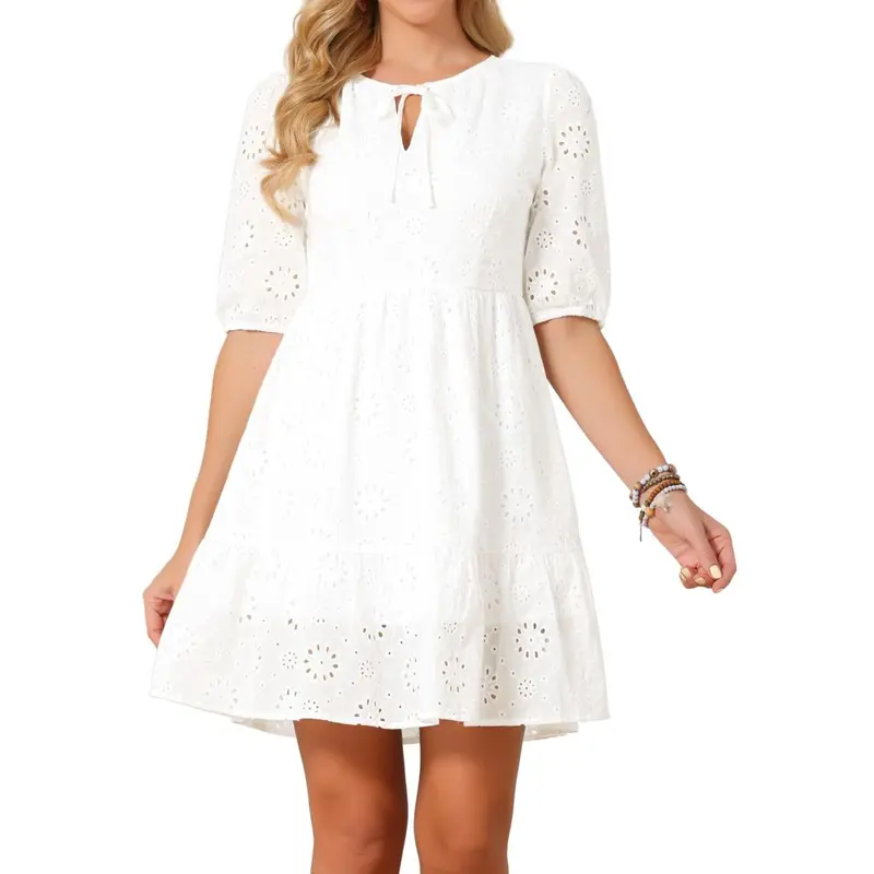flowy white mini dress - TikTok Shop flowy white mini dress - TikTok Shop