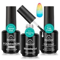 3Pcs 15ml Top Coat & Blooming Gel & Base Gel