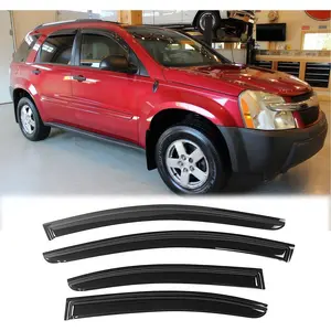 Rainproof Side Window Wind Deflectors for 2005-2009 Chevy Equinox/Pontiac Torrent|Tape-on Sun Rain Guards,Car Window Visors & Vent Deflectors Installation Tape Included 94319