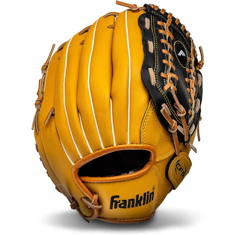 Franklin Sports Baseball + Softball Gloves - Field Master Adult + Youth Baseball + Softball Gloves - Right Hand + Left Hand Gloves - Infield + Outfield Mitts - Multiple Sizes + Colors Franklin Sports