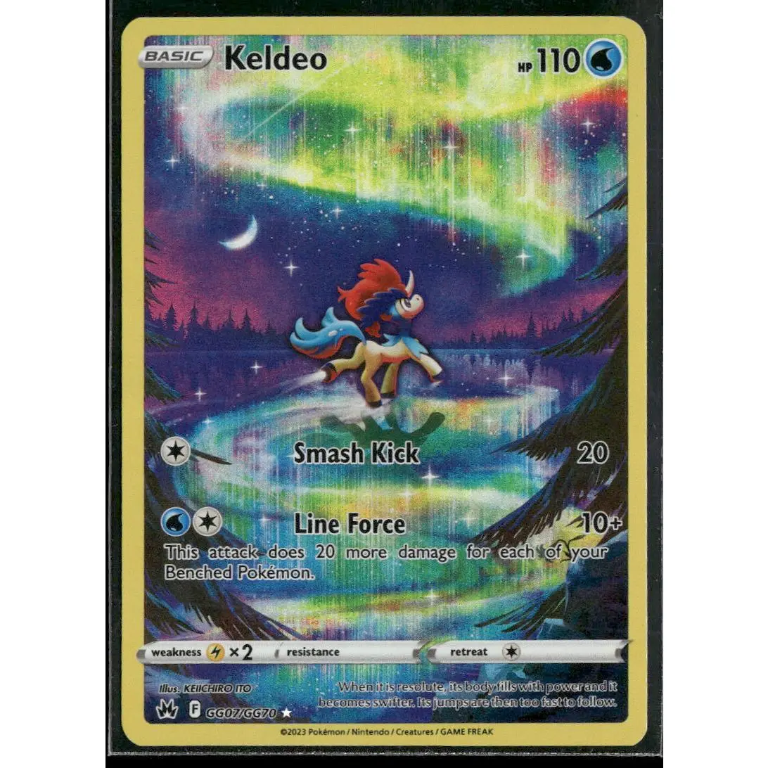 SWSH: Crown Zenith: Galarian Gallery Keldeo #GG07/GG70