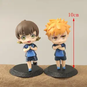 Anime BLUE LOCK Cute Version 6pcs/set  Action Figure Model Toy 10cm
