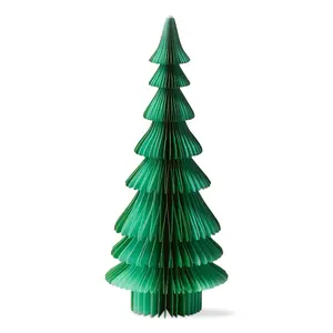 Evergreen Paper Tree Decor Small Green Christmas