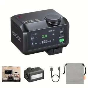 Godox iT30 Pro S Mini Flash for Sony Cameras TTL Auto Exposure HSS 1/8000s 2.4G Wireless Compatible with A7R5 A6400 ZV-E1 FX3 900mAh Battery Quick Release Photography Tool camera  accessories