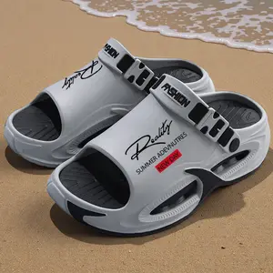 Men’s Beach Sandals – Non-Slip EVA Lightweight Sandals for Poolside, Travel, Vacation and Summer Daily Wear,Sport Slides,Walking Shoes,Footwear