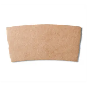 ProTakeOut, Paper Cup Sleeves| Fits Most 12–24 oz Cups – 1000 Pack (50/20) | Insulated Kraft Coffee Cup Holders for Hot Beverages | Eco-Friendly, Recyclable & Durable