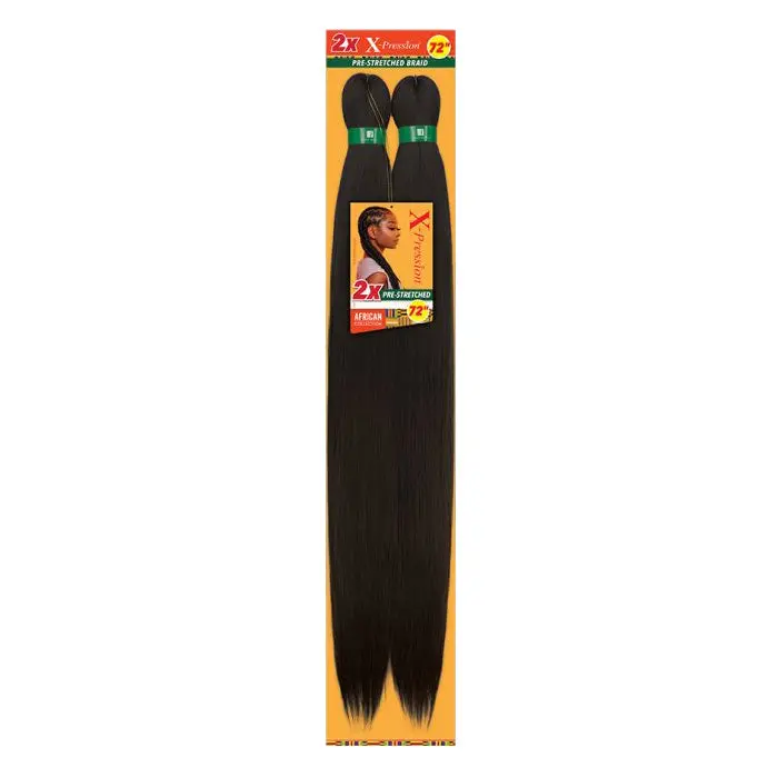 Sensationnel Synthetic Braids 2X X-PRESSION PRE-STRETCHED BRAID 72"
