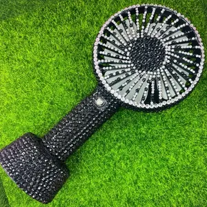 Rhinestone Fans - Perfect for Summer Comfort and Style
